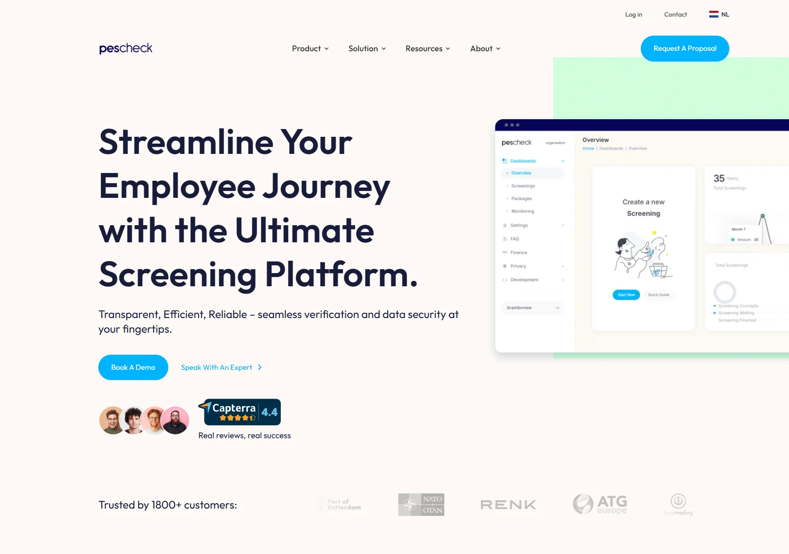 Pescheck.io Screenshot